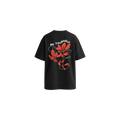 Unisex organic oversized high neck t-shirt