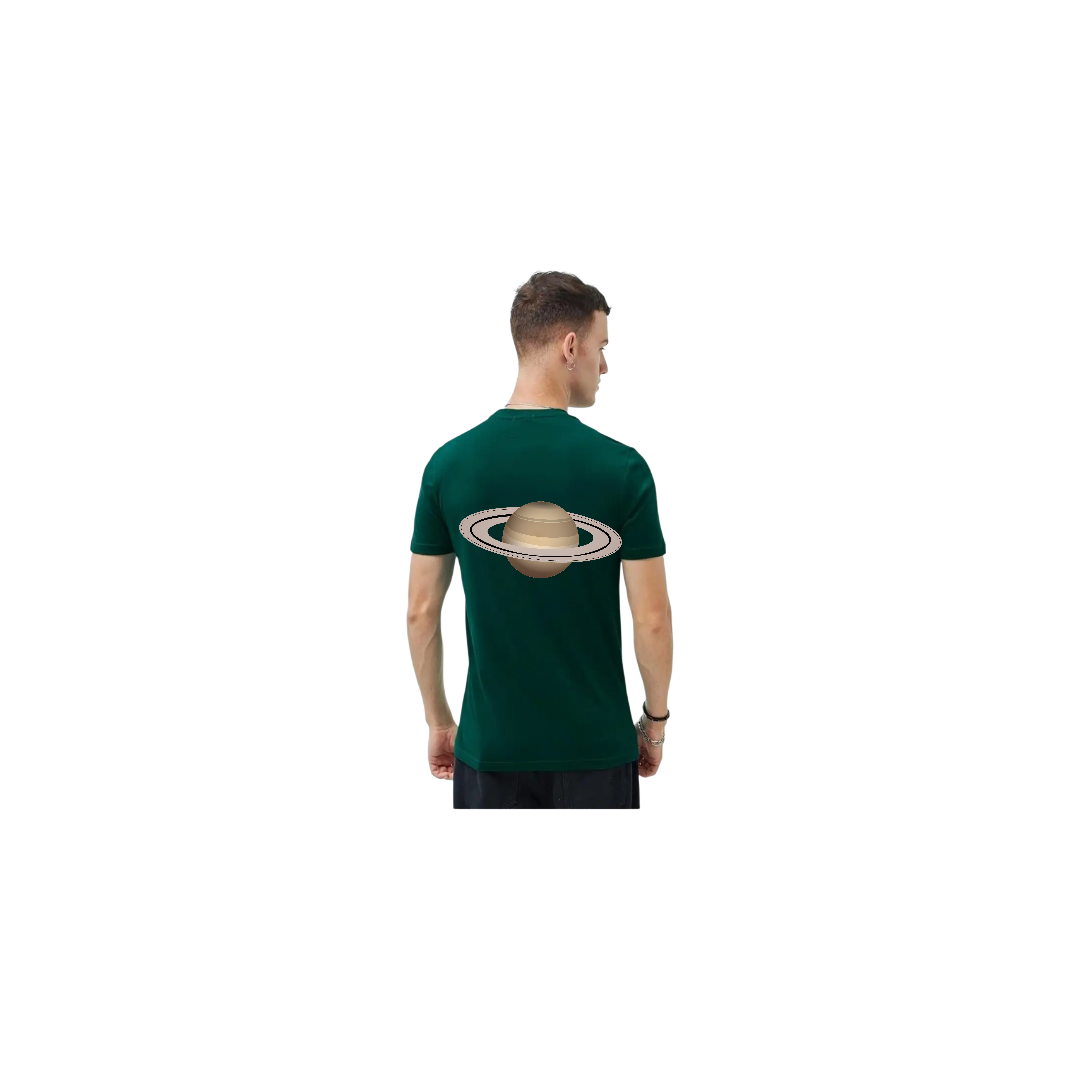 Unisex organic oversized high neck t-shirt